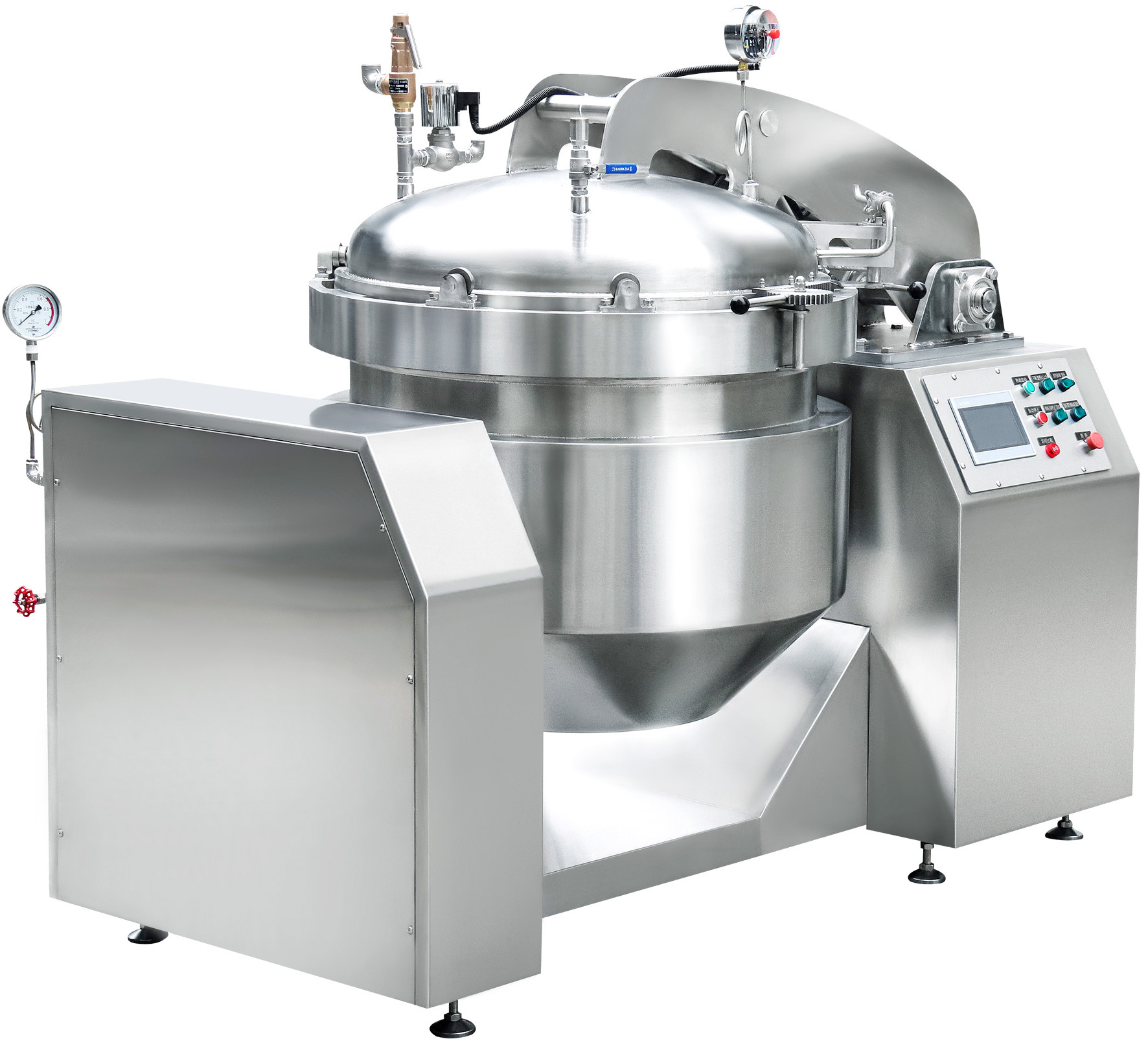 可倾蒸汽安全高压蒸煮锅